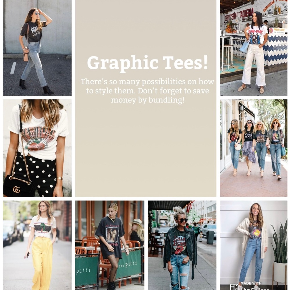 Check out my collection of graphic tees!
